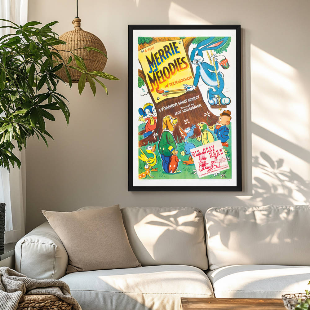 "Merrie Melodies" Framed Movie Poster