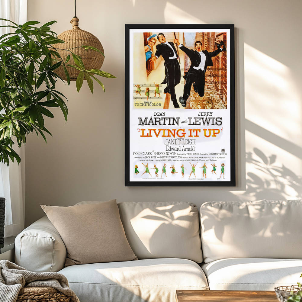 "Living It Up" (1954) Framed Movie Poster