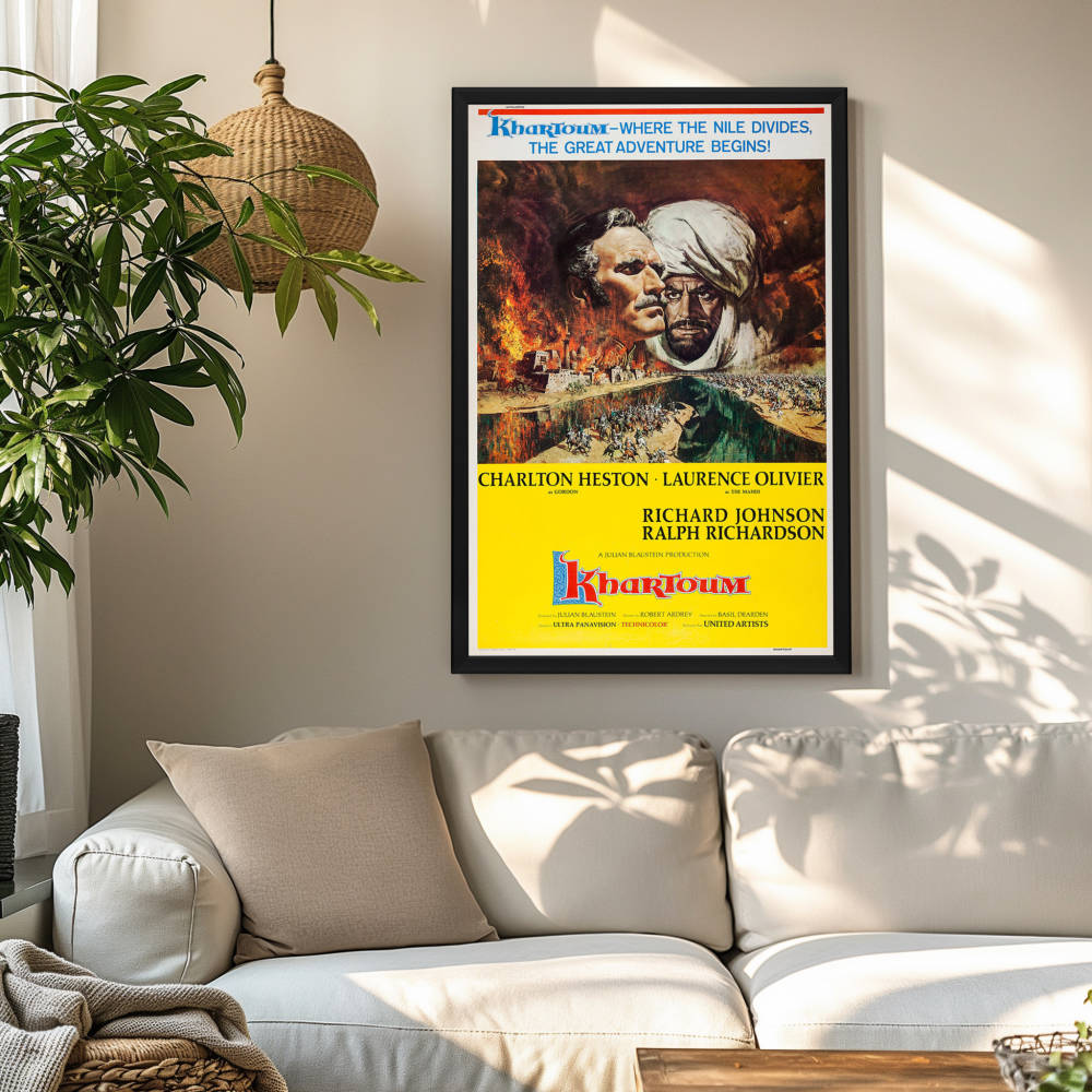 "Khartoum" (1966) Framed Movie Poster
