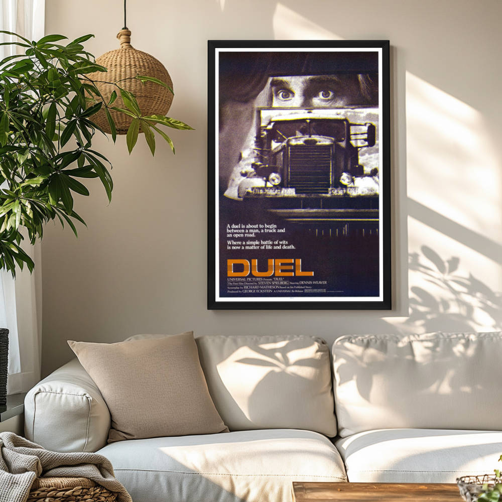 "Duel" (1971) Framed Movie Poster