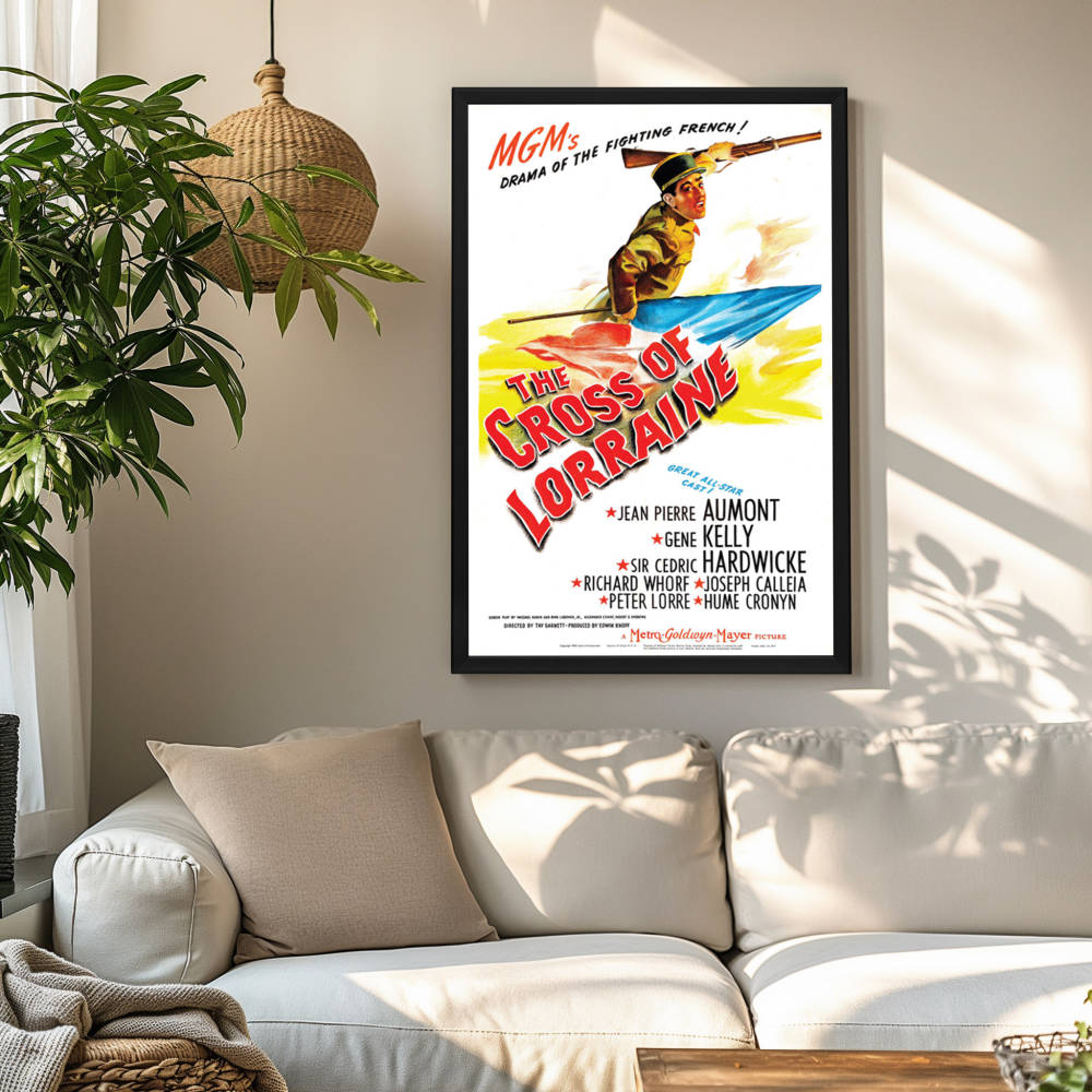 "Cross Of Lorraine" (1943) Framed Movie Poster
