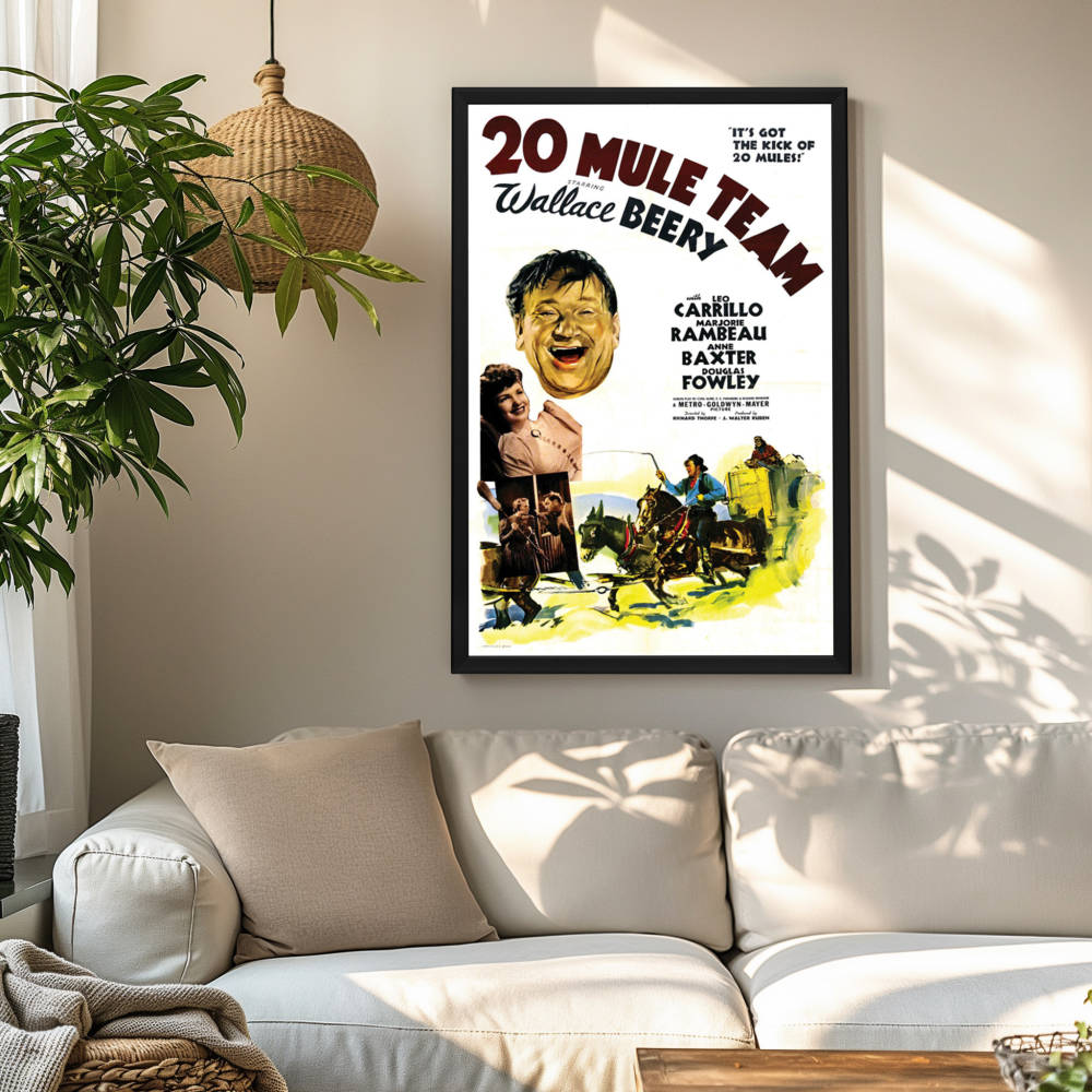 "20 Mule Team" (1940) Framed Movie Poster