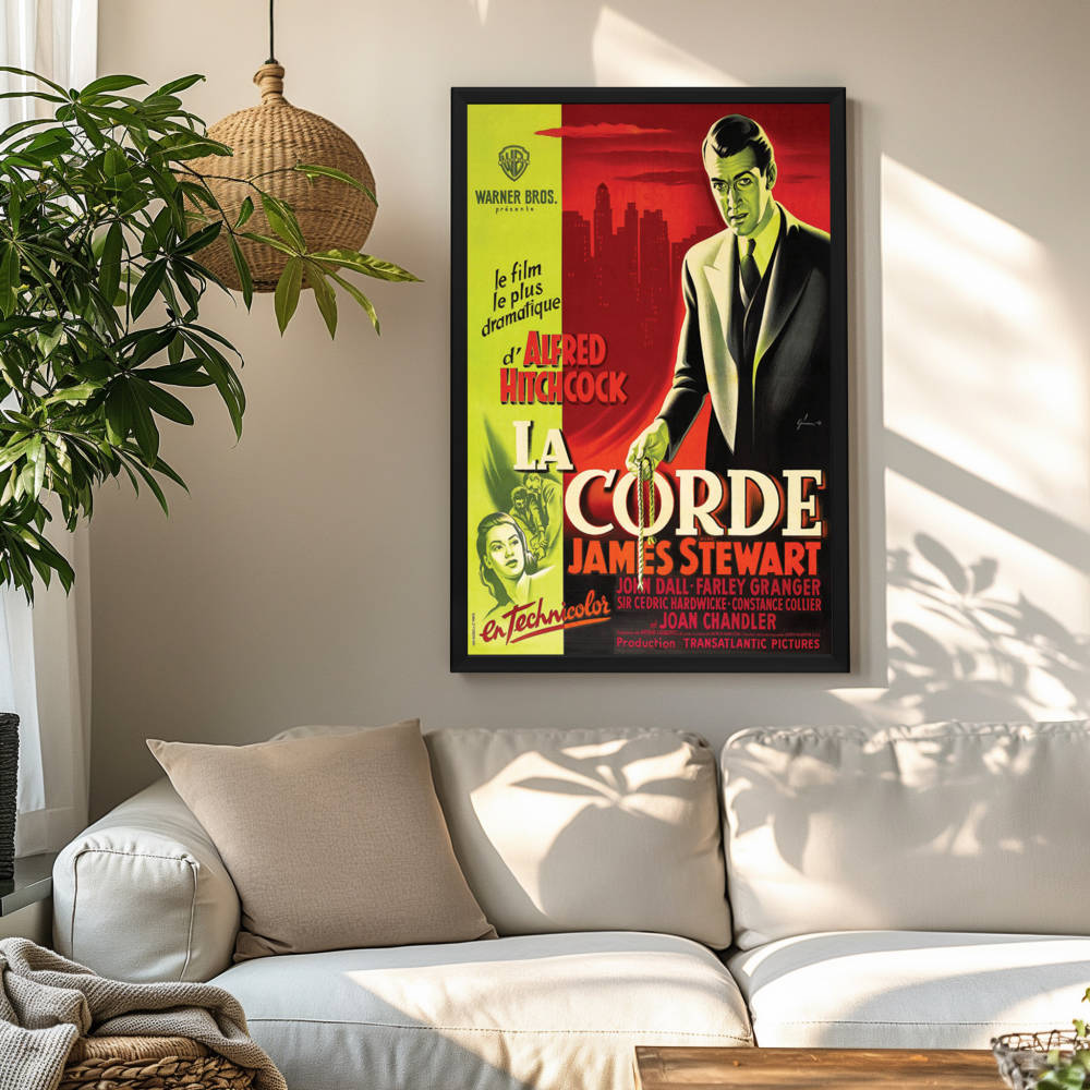 "Rope (French)" (1948) Framed Movie Poster