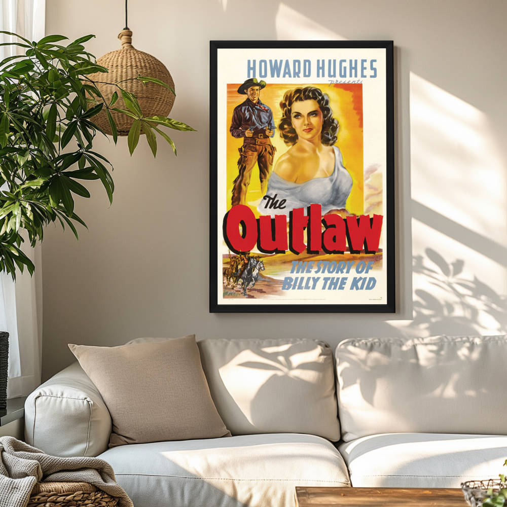 "Outlaw" (1943) Framed Movie Poster
