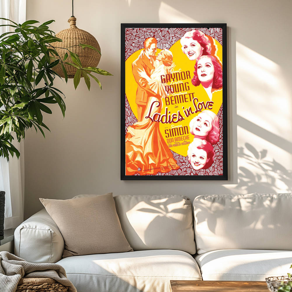 "Ladies In Love" (1936) Framed Movie Poster