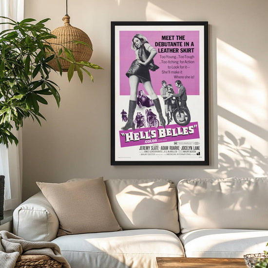 "Hell's Belles" (1969) Framed Movie Poster