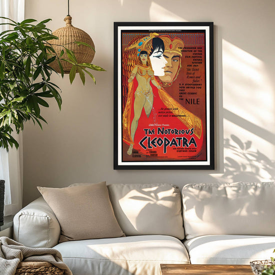 "Notorious Cleopatra" (1970) Framed Movie Poster