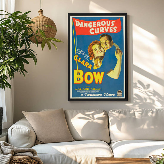 "Dangerous Curves" (1929) Framed Movie Poster