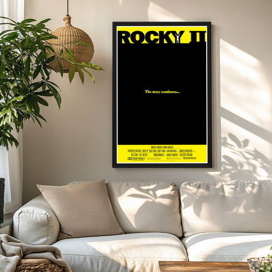 "Rocky II" (1979) Framed Movie Poster