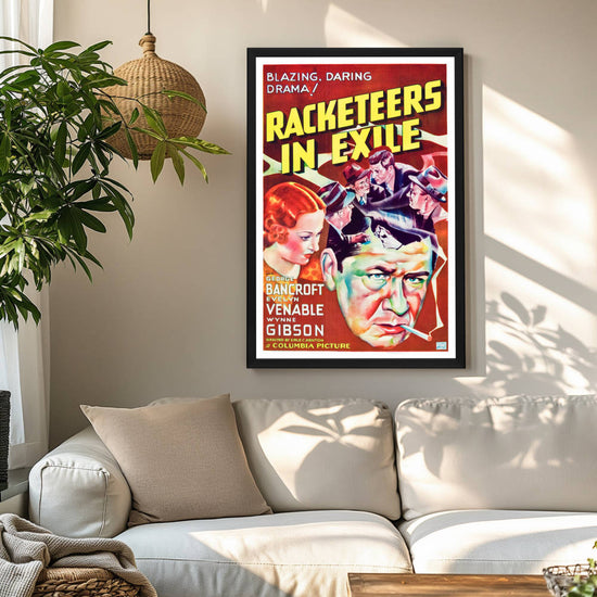 "Racketeers In Exile" (1937) Framed Movie Poster