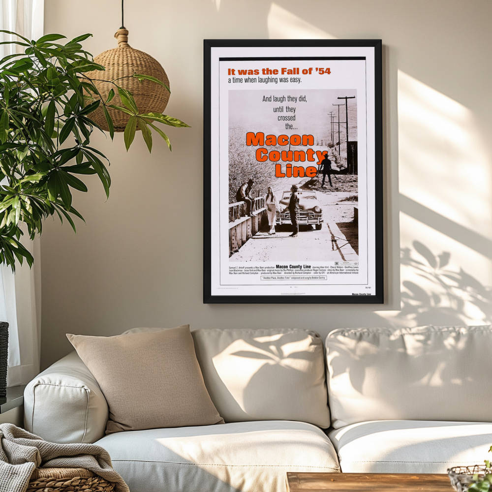 "Macon County Line" (1974) Framed Movie Poster