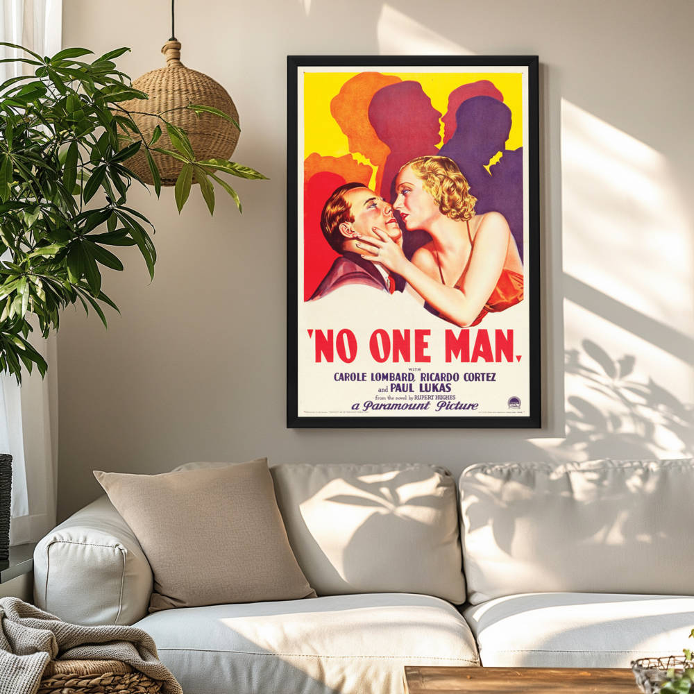 "No One Man" (1932) Framed Movie Poster