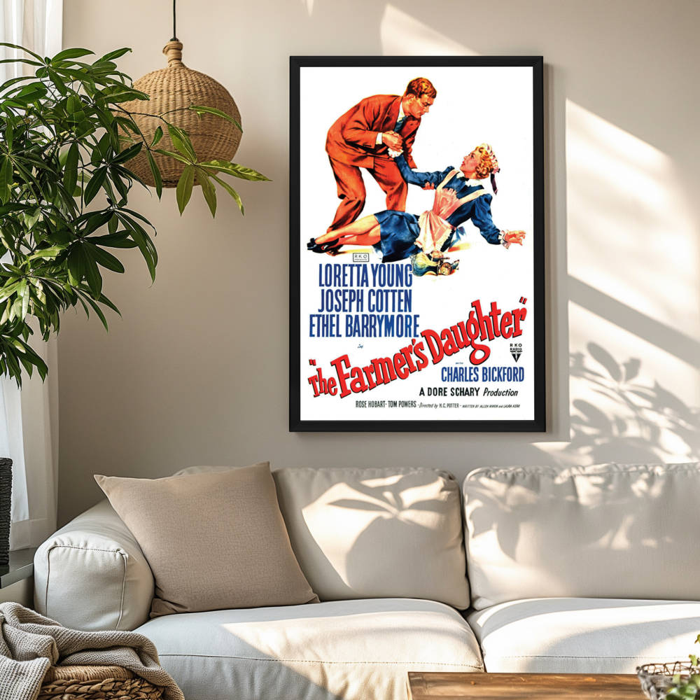 "Farmer's Daughter" (1947) Framed Movie Poster