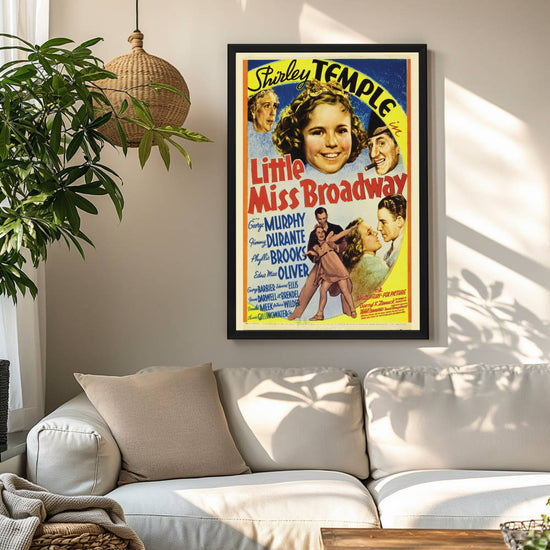 "Little Miss Broadway" (1938) Framed Movie Poster