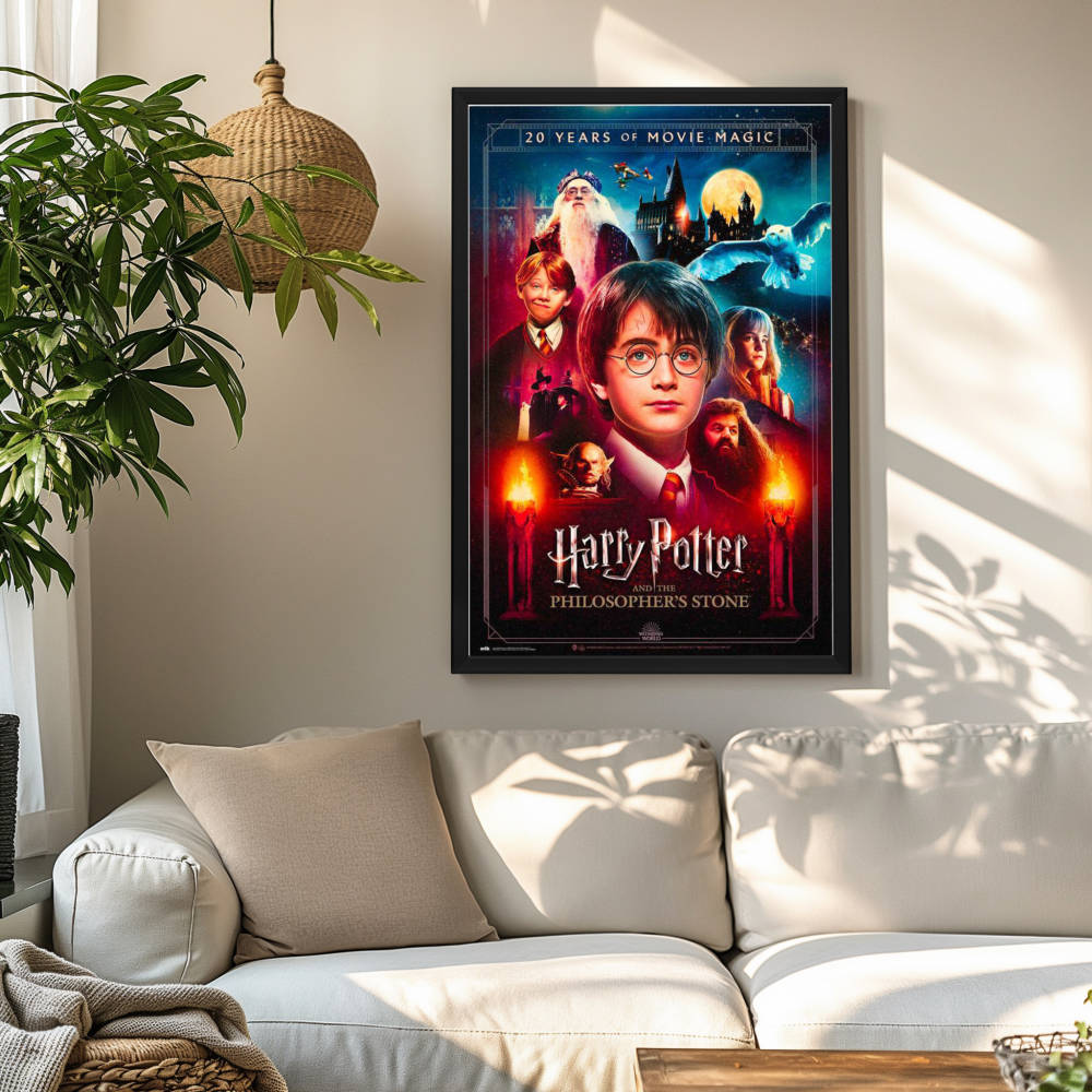 "Harry Potter And The Philosopher's Stone" (2001) Framed Movie Poster