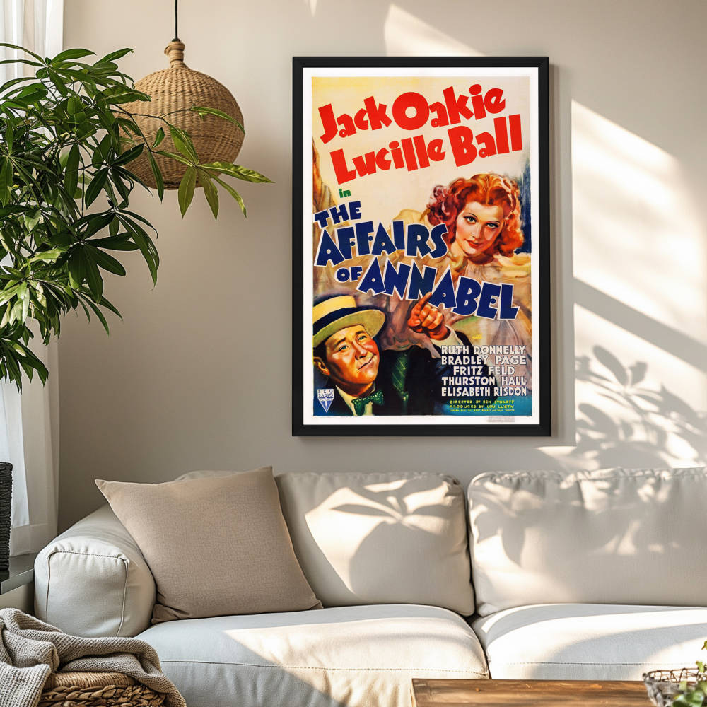 "Affairs Of Annabel" (1938) Framed Movie Poster