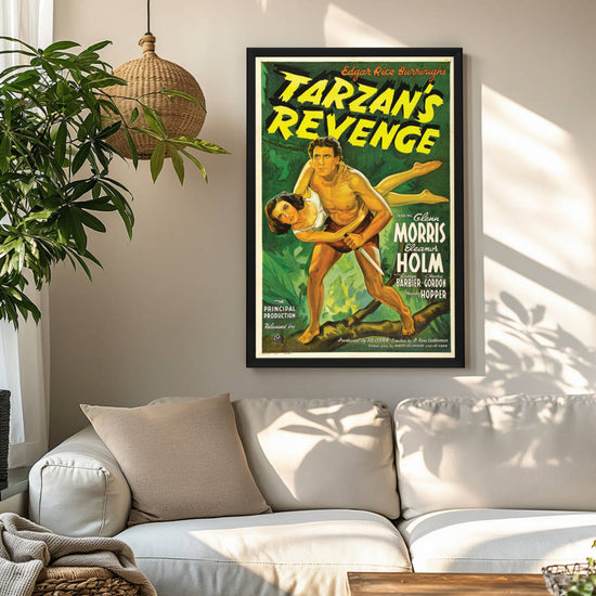 "Tarzan's Revenge" (1938) Framed Movie Poster