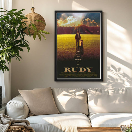 "Rudy" (1993) Framed Movie Poster