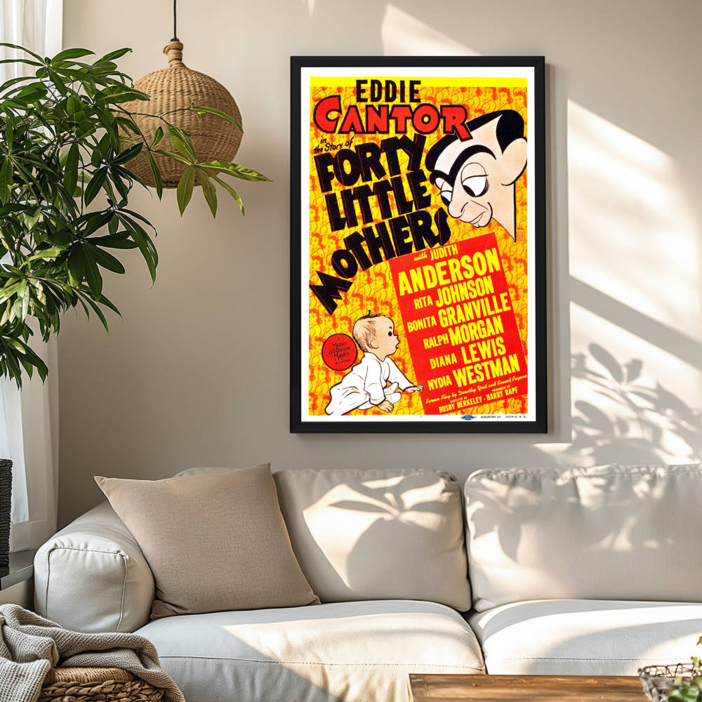 "Forty Little Mothers" (1940) Framed Movie Poster