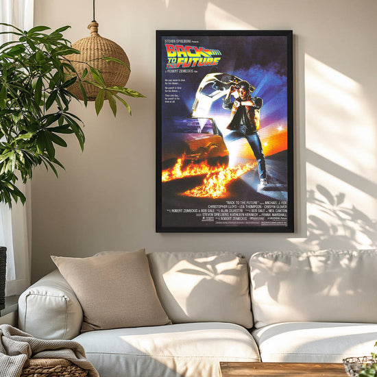 "Back to the Future" (1985) Framed Movie Poster