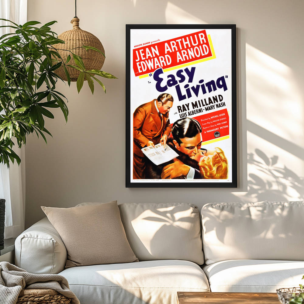 "Easy Living" (1937) Framed Movie Poster