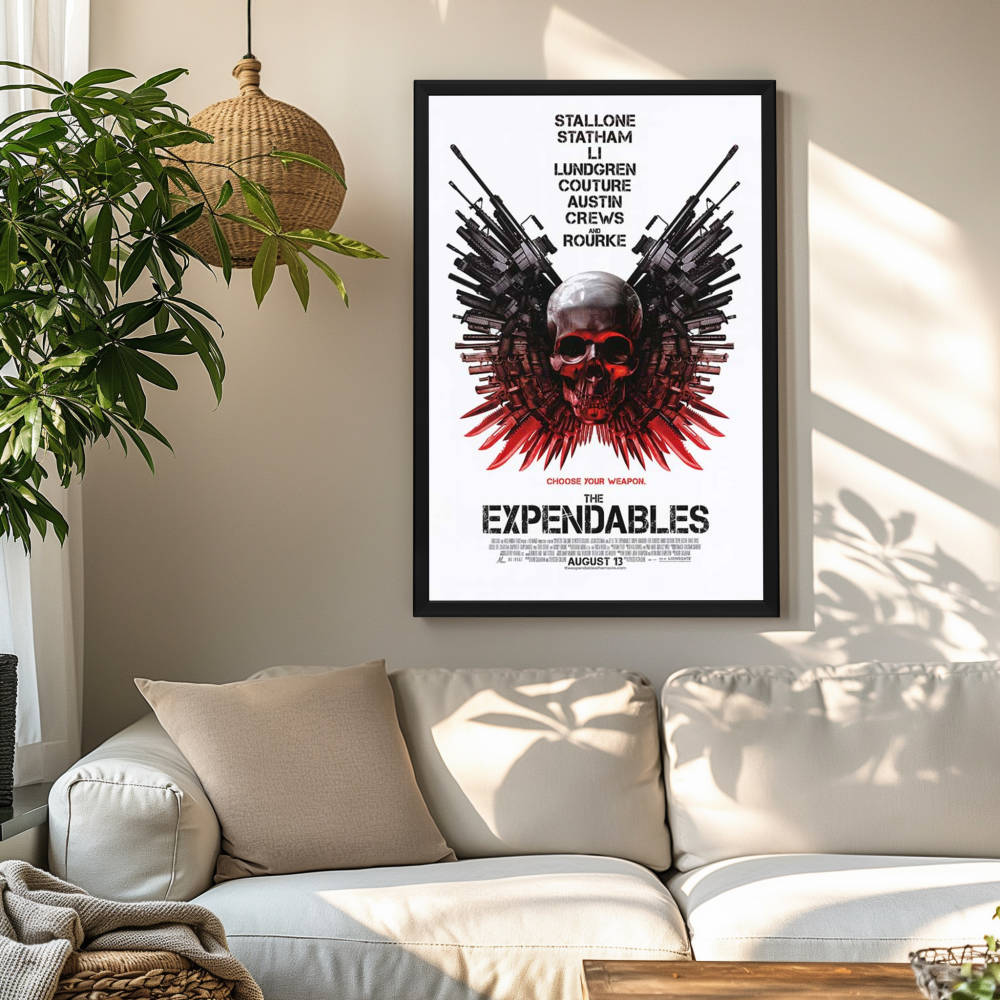 "Expendables" (2010) Framed Movie Poster
