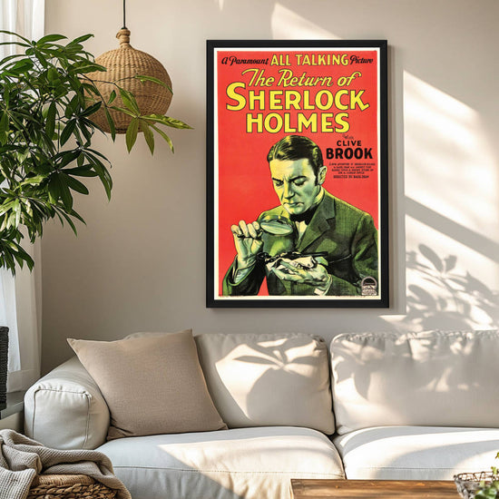 "Return Of Sherlock Holmes" (1929) Framed Movie Poster