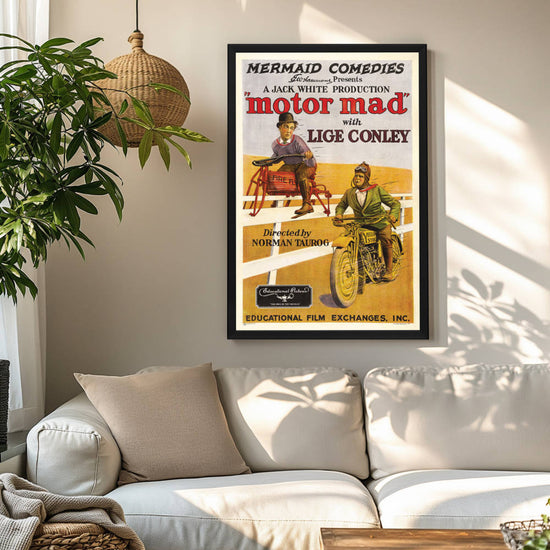 "Motor Mad" (1924) Framed Movie Poster