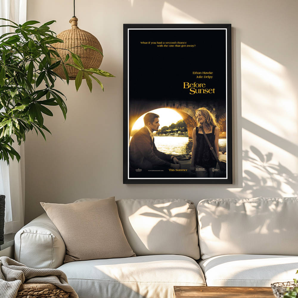 "Before Sunset" (2004) Framed Movie Poster