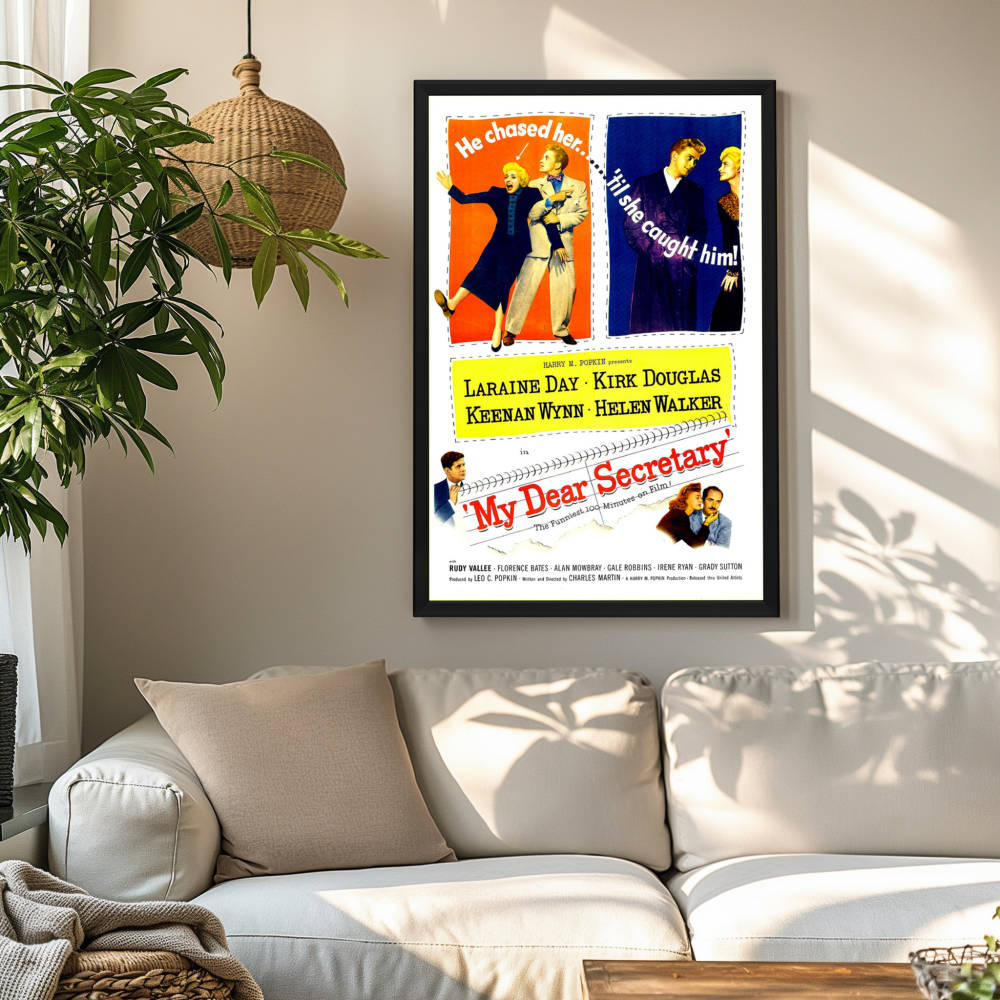 "My Dear Secretary" (1949) Framed Movie Poster