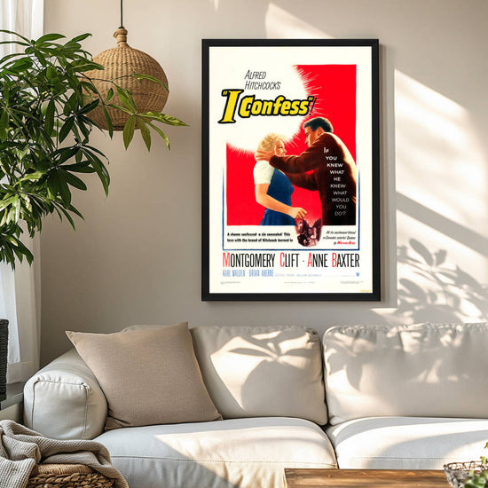"I Confess" (1953) Framed Movie Poster