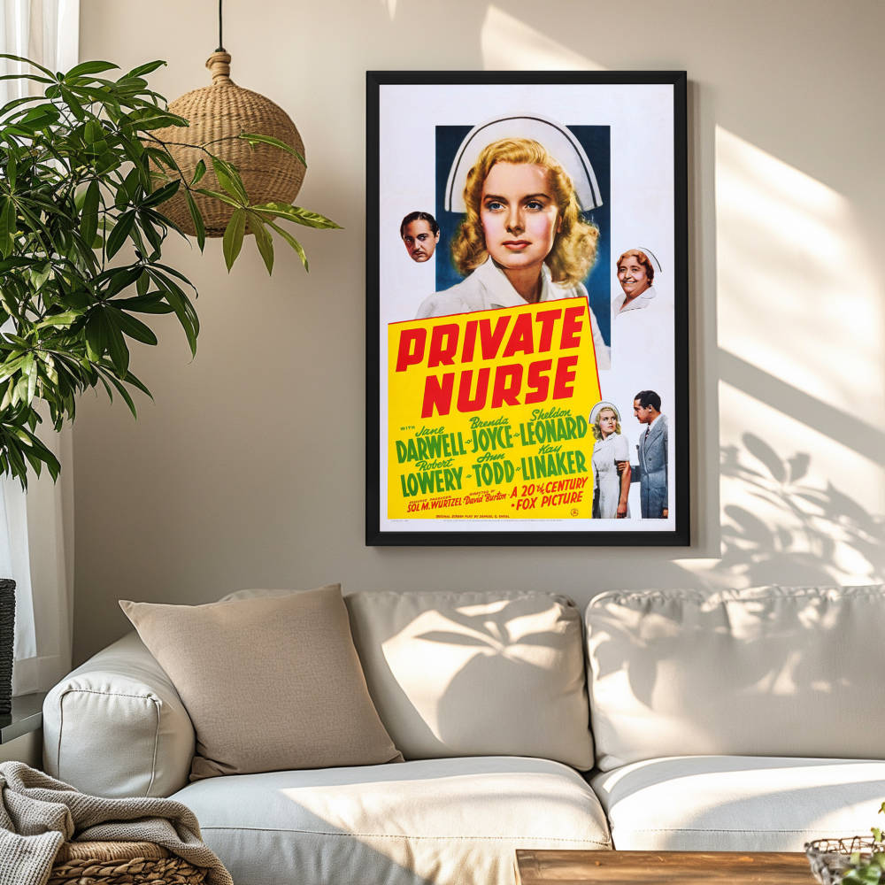 "Private Nurse" (1941) Framed Movie Poster