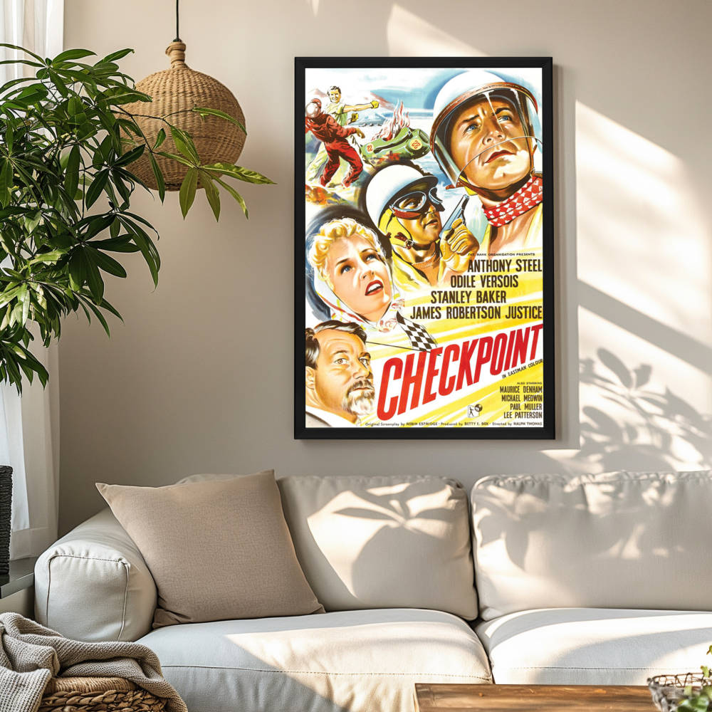 "Checkpoint" (1956) Framed Movie Poster