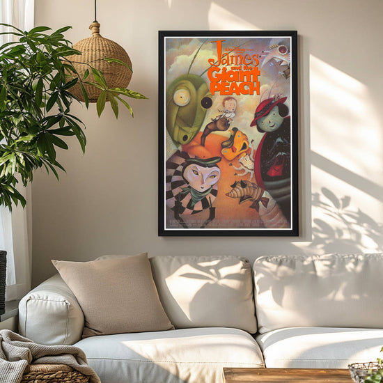 "James and the Giant Peach" (1996) Framed Movie Poster