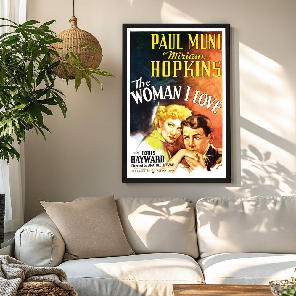 "Woman I Love" (1937) Framed Movie Poster