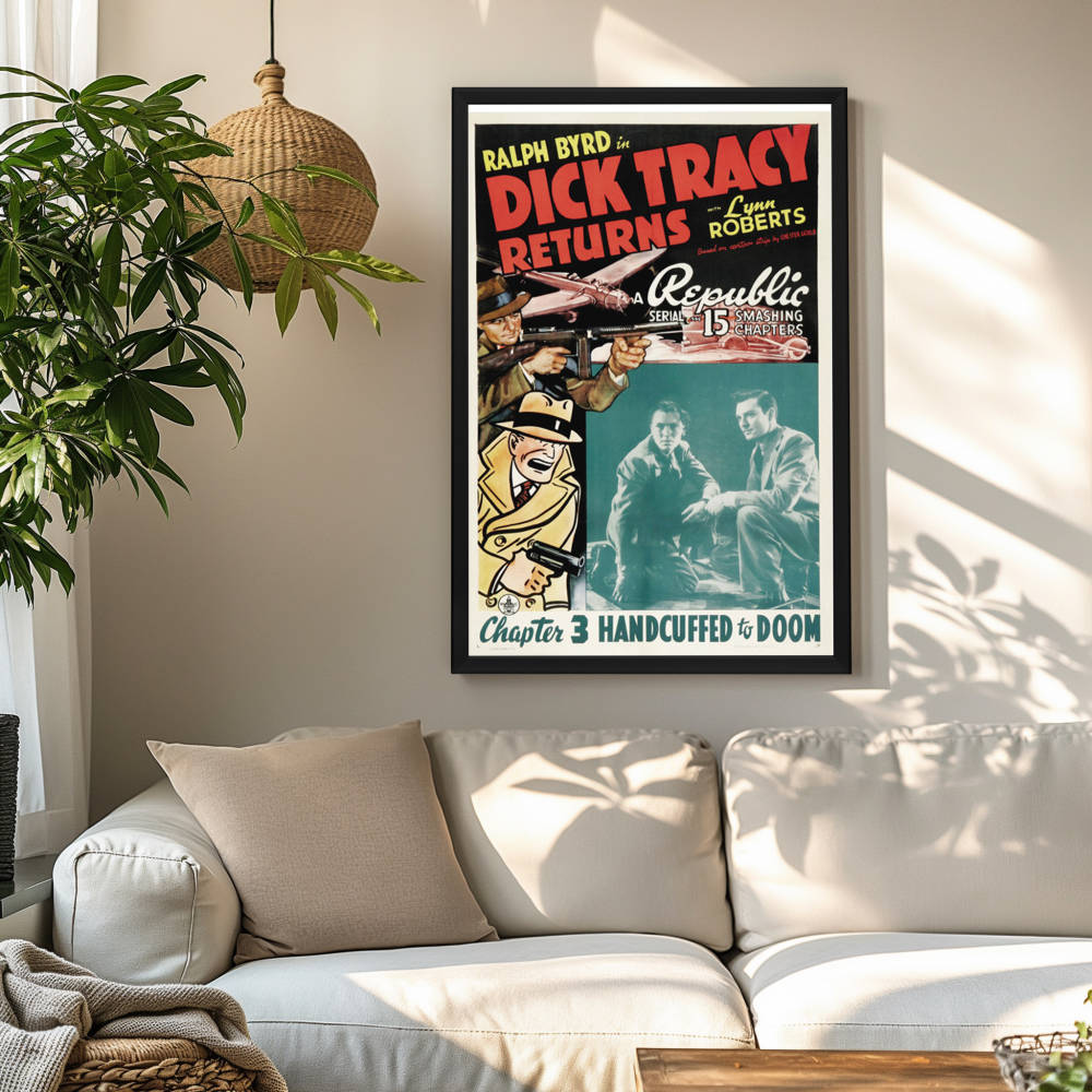 "Dick Tracy Returns" (1938) Framed Movie Poster