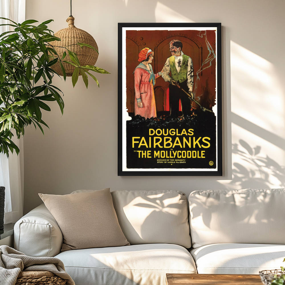 "Mollycoddle" (1920) Framed Movie Poster