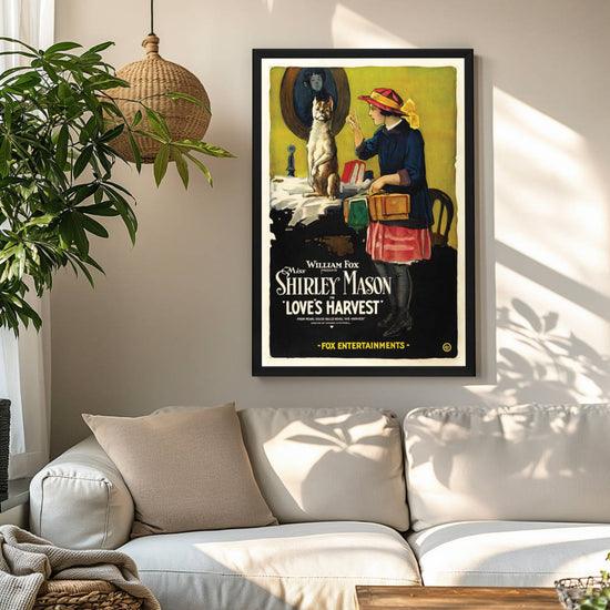 "Love's Harvest" (1920) Framed Movie Poster