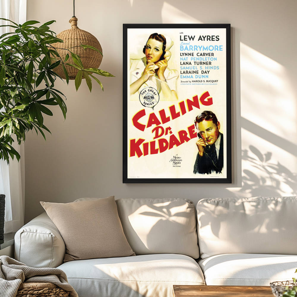 "Calling Dr. Kildare" (1939) Framed Movie Poster