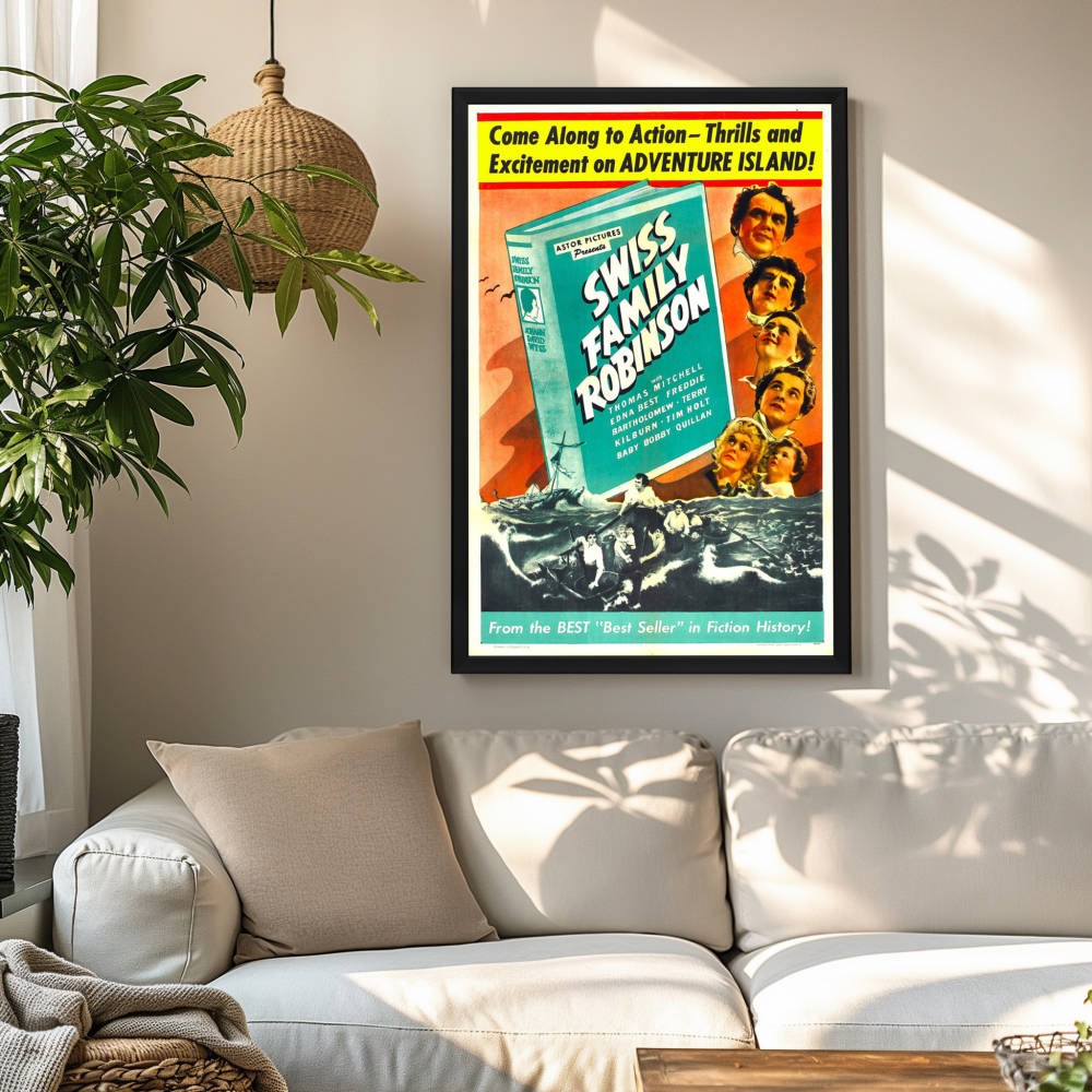 "Swiss Family Robinson" (1940) Framed Movie Poster