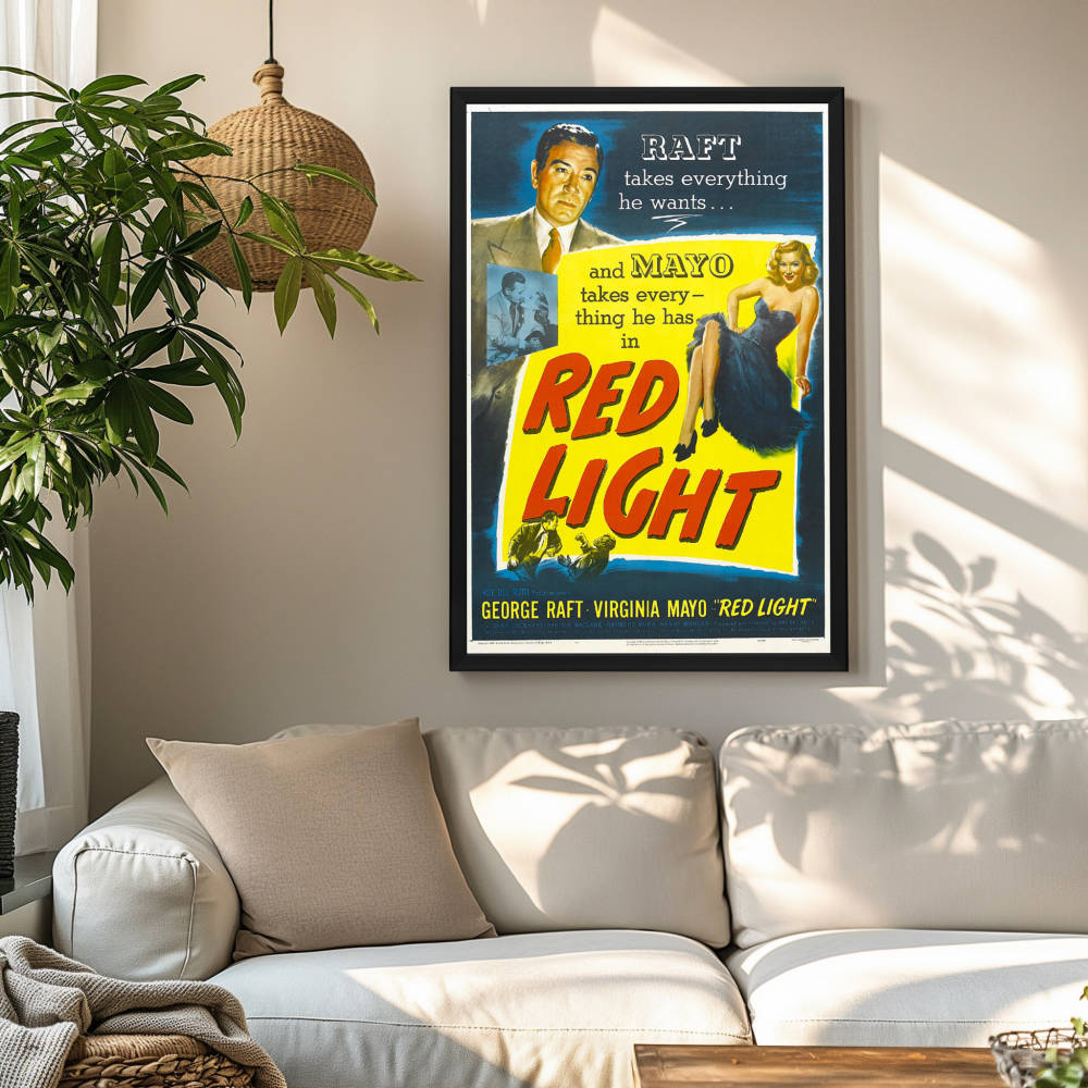 "Red Light" (1949) Framed Movie Poster