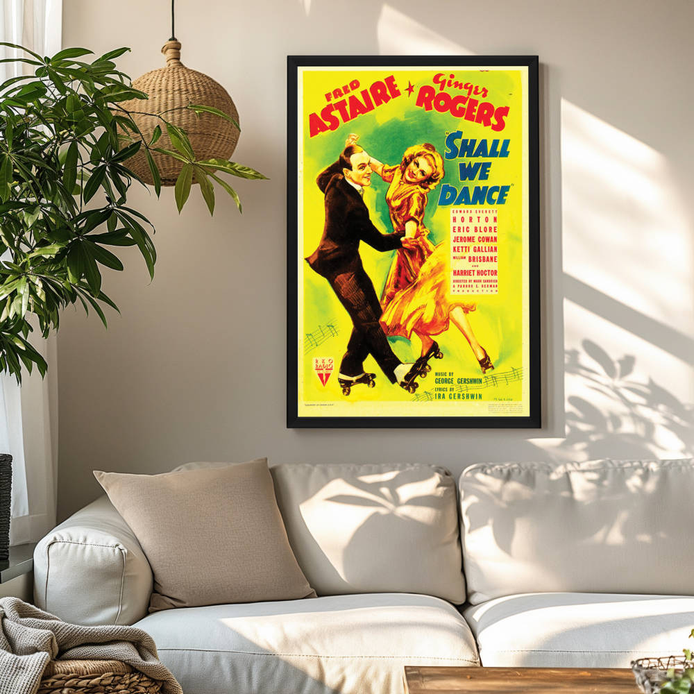 "Shall We Dance" (1937) Framed Movie Poster