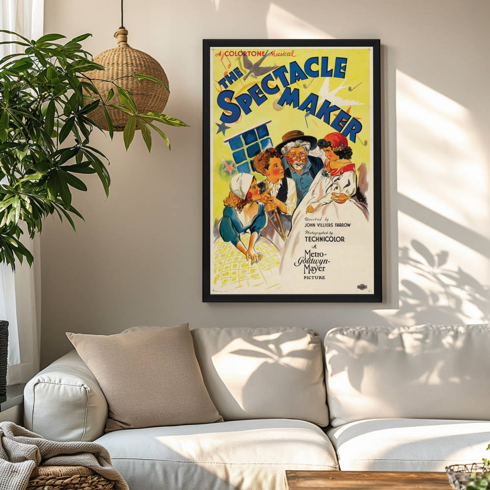 "Spectacle Maker" (1934) Framed Movie Poster