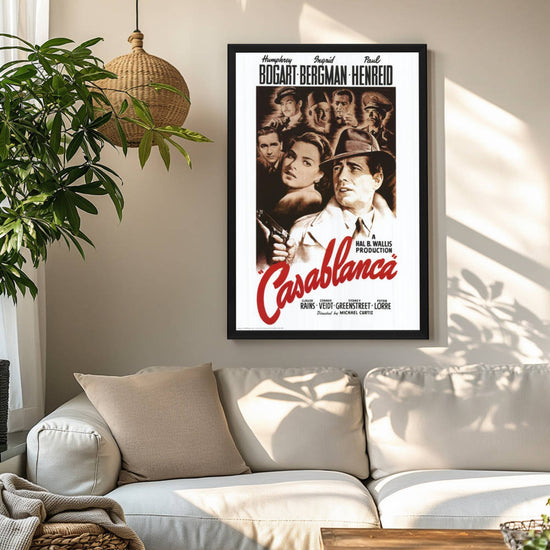 "Casablanca" (1942) Framed Movie Poster