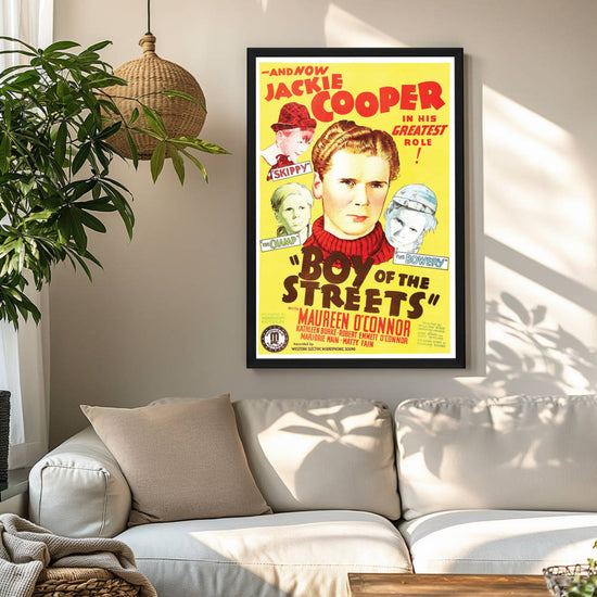 "Boy Of The Streets" (1938) Framed Movie Poster