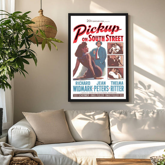 "Pickup on South Street" (1953) Framed Movie Poster