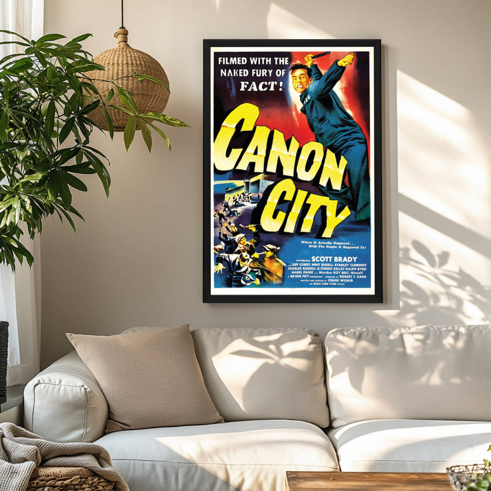 "Canon City" (1948) Framed Movie Poster