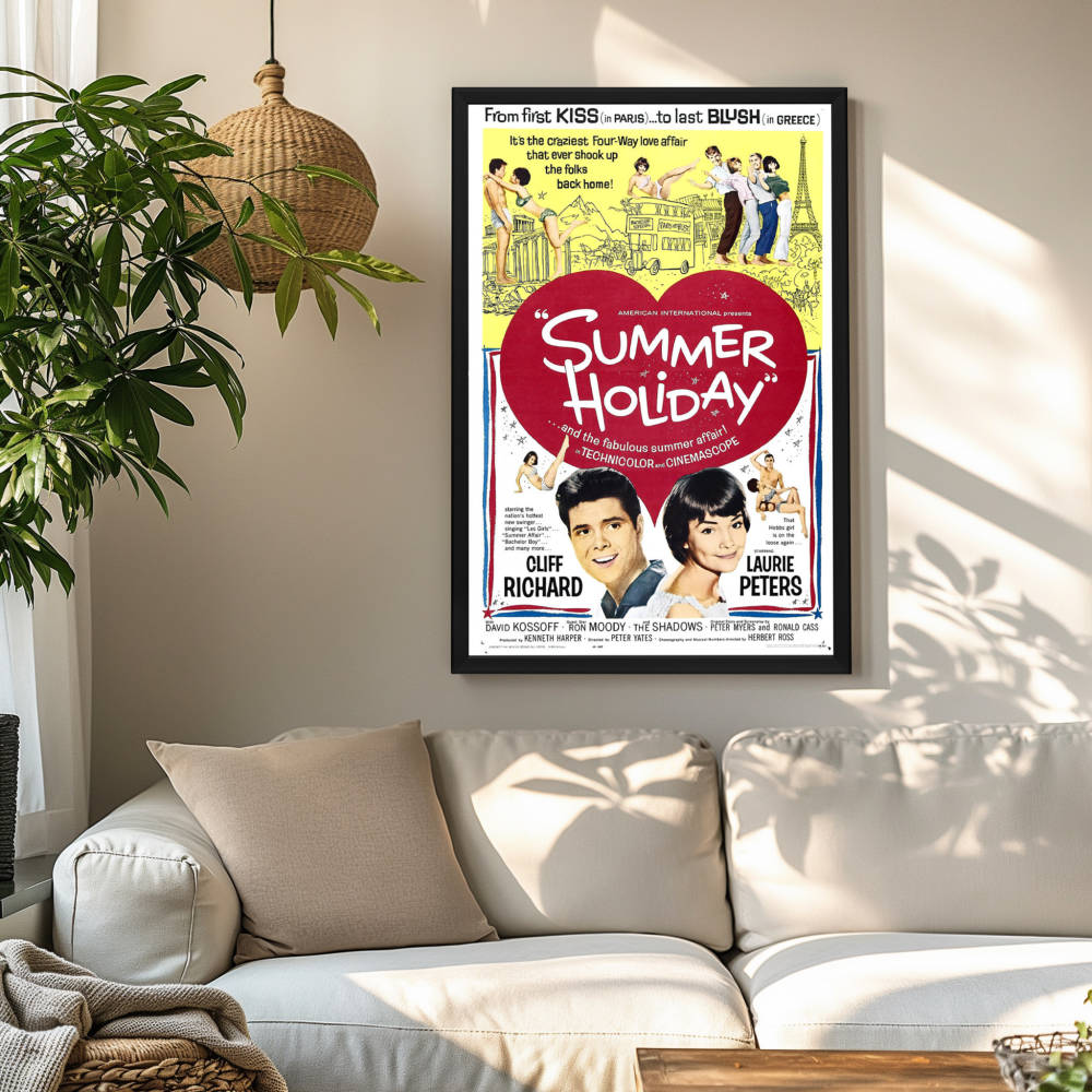 "Summer Holiday" (1963) Framed Movie Poster