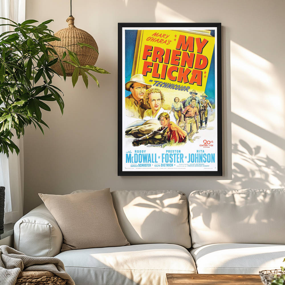 "My Friend Flicka" (1943) Framed Movie Poster