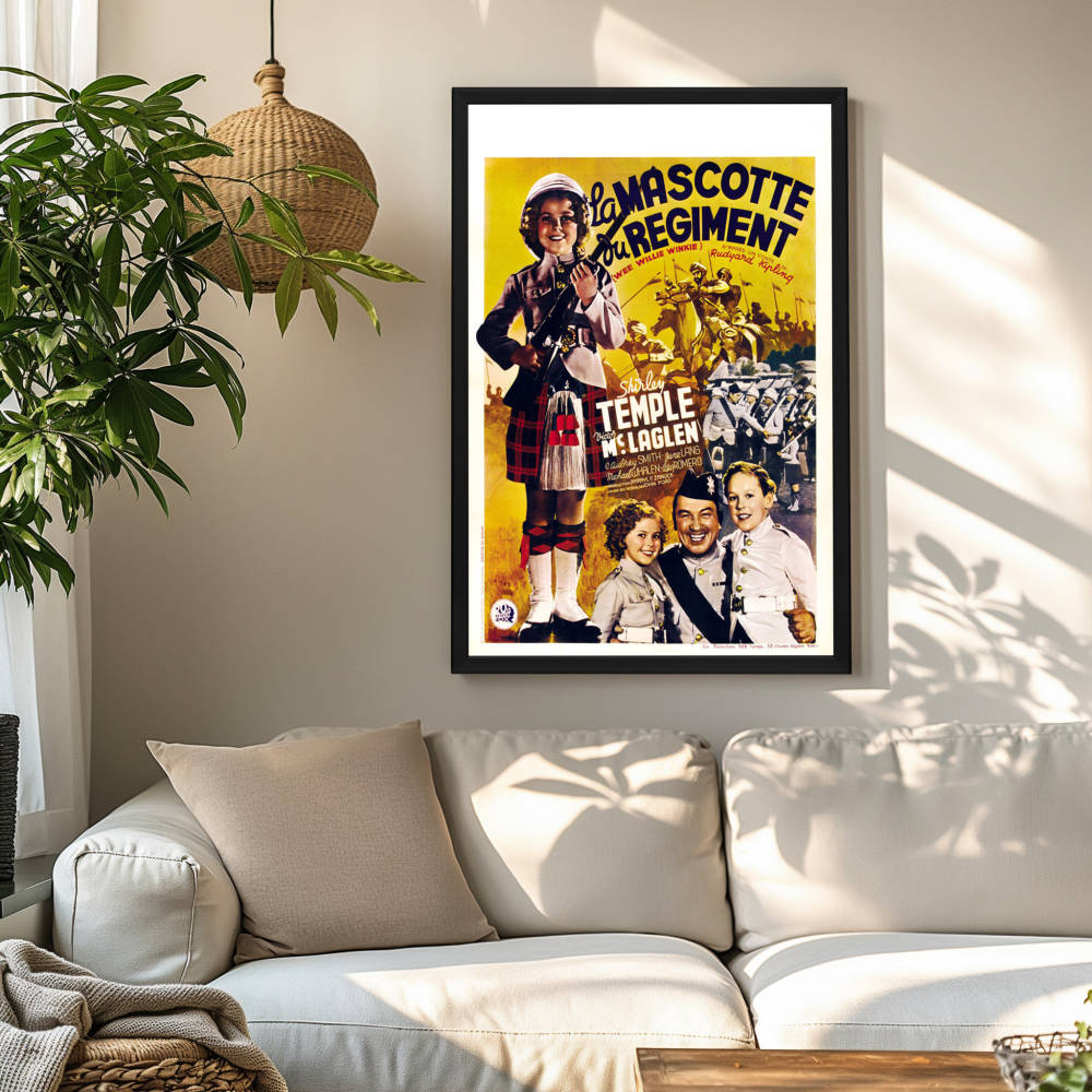 "Wee Willie Winkie (French)" (1937) Framed Movie Poster